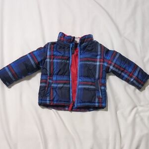 Plaid Blue and Red Jacket
